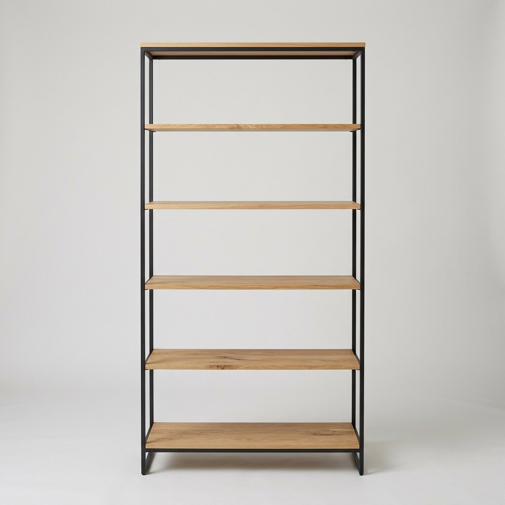 bookshelf as a plain catalog product photo on a light background