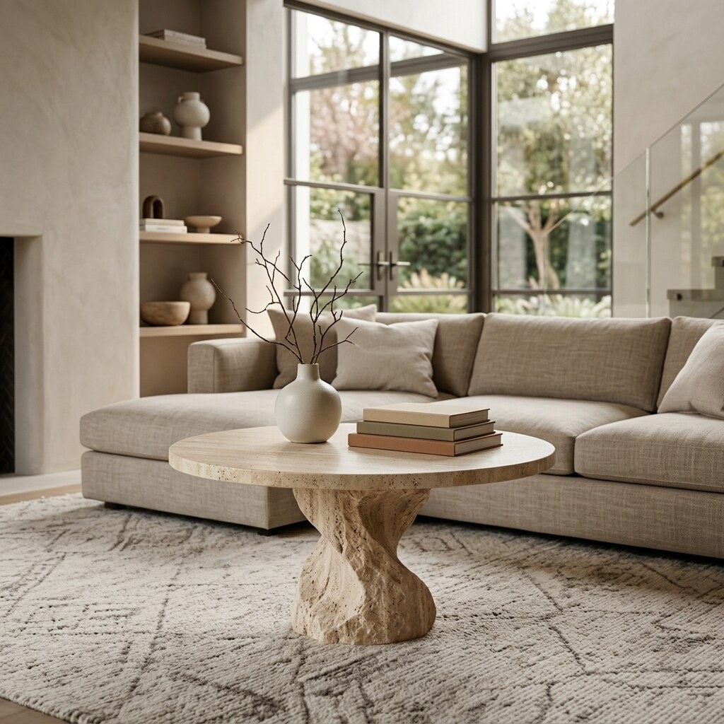 Coffee Table styled in a real room