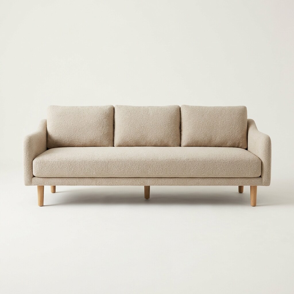 sofa as a plain catalog product photo on a light background