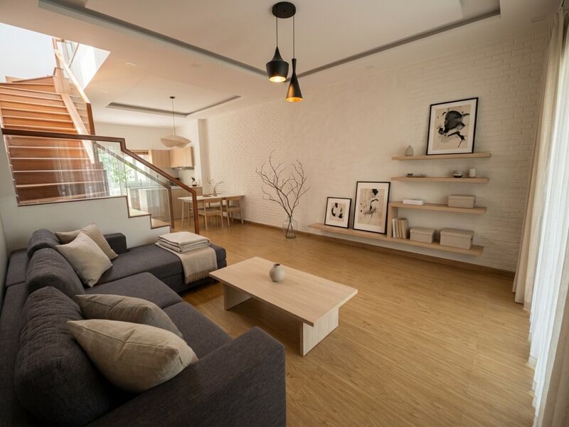Living room after redesign, second example